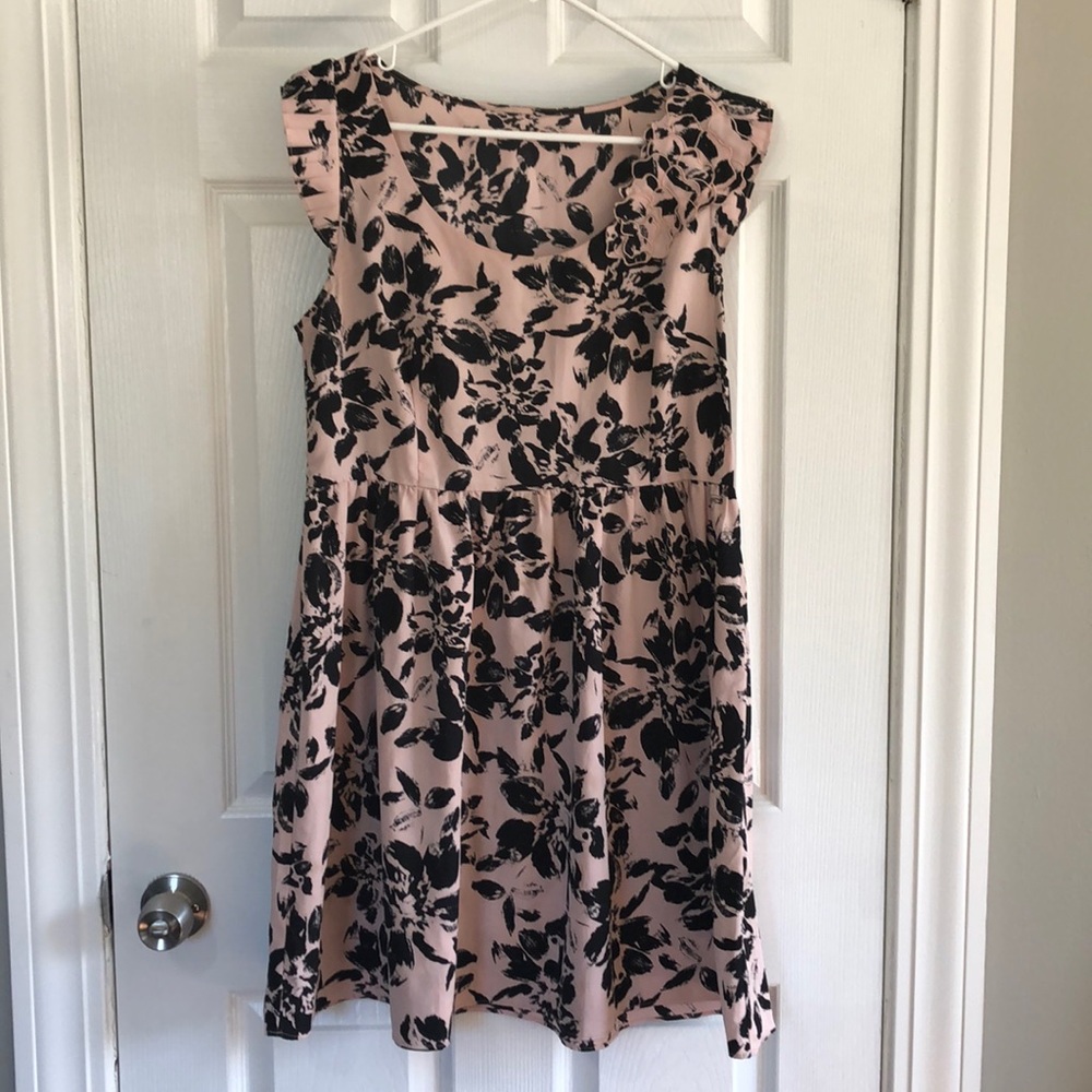 Elle floral fit and flare